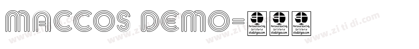 MACCOS Demo字体转换